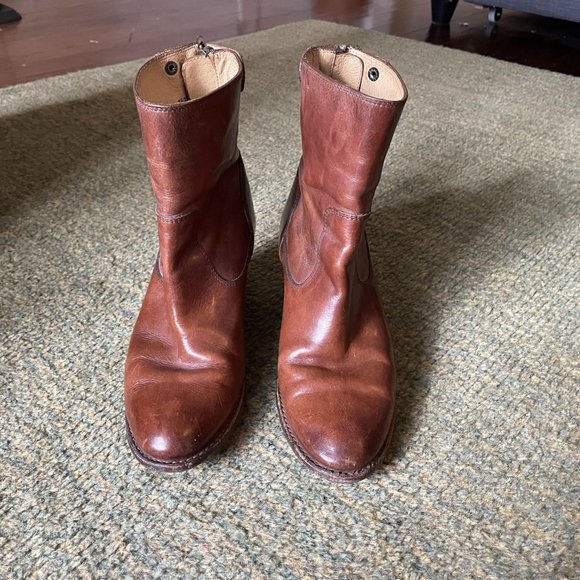 Frye Womens Boots Jackie Short Zip 8 - Picture 2 of 7